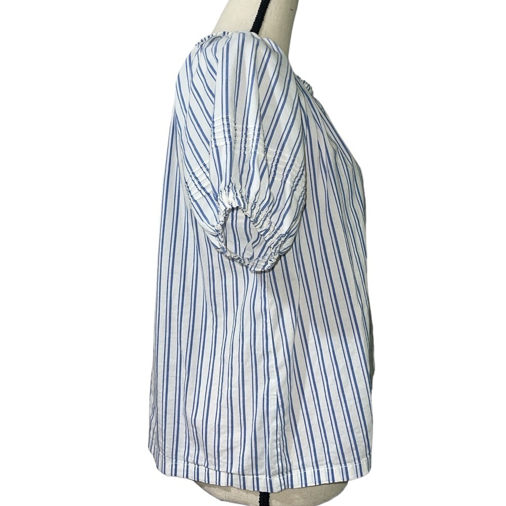 Trovata Birds of Paradise June Blouse in Swim Stripe Sz. Small - Picture 9 of 14